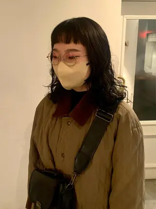 セミロング カラー パーマ メンズ room3小出 奈央子のヘアスタイル