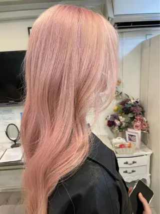 ロング Ria OSAKA　梅田所属・マリカ🦋韓国 ハイトーン/エクステのヘアスタイル