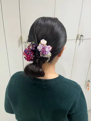 セミロング 透明感color ˚✧₊amuのヘアスタイル