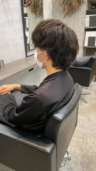 パーマ メンズ 銀 座のヘアスタイル