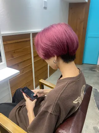 カラー メンズ 🤎カット/ブリーチ /縮毛矯正/大宮🤎のヘアスタイル