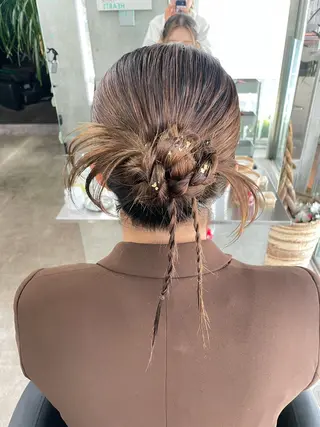 ヘアアレンジ 速水 ゆきののヘアスタイル