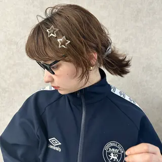 ヘアアレンジ 透明感カラー/メンズ /ボブKanna🪄のヘアスタイル