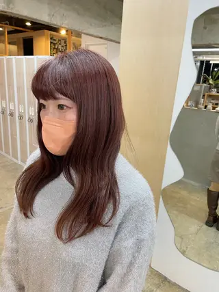 ミディアム カラー 坂田 春樹のヘアスタイル