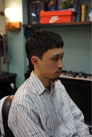 ショート TIGHT SWAG BARBERWORKS三軒茶屋所属・TIGHTSWAG ジュネのヘアスタイル