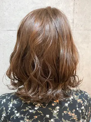 セミロング カラー 辻堂メンズ特化 YU-YAのヘアスタイル