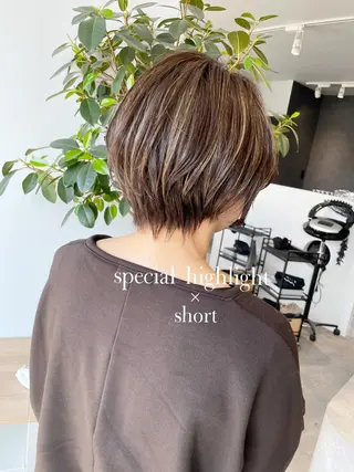 ショート 岸川 恭子のヘアスタイル