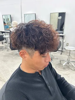 ショート パーマ メンズ Pia hair design yakuin所属・【pia】 syuuのヘアスタイル