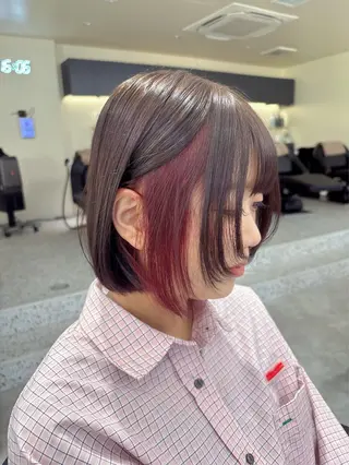ミディアム Wカラー/暖色/べ ージュりく©︎🐝のヘアスタイル