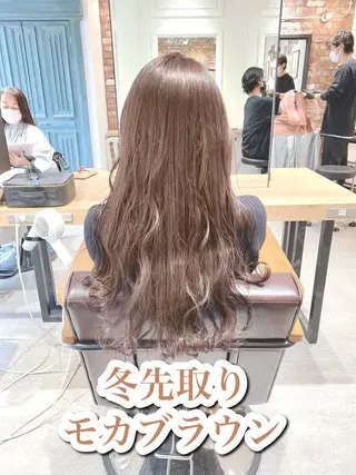 ロング カラー 艶髪カラー 渡辺岳也のヘアスタイル