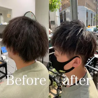 ミディアム 【酸性ストレート】 宮下和明のヘアスタイル