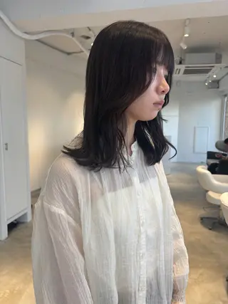 ミディアム 薬院浄水通/ショート /ボブ/rukaのヘアスタイル