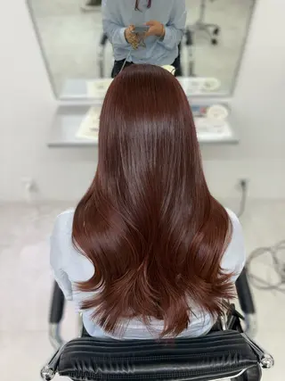 ロング 長谷川 蒼真のヘアスタイル