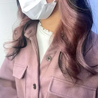 セミロング カラー 韓国ヘア特化 💟 ララア 💟のヘアスタイル