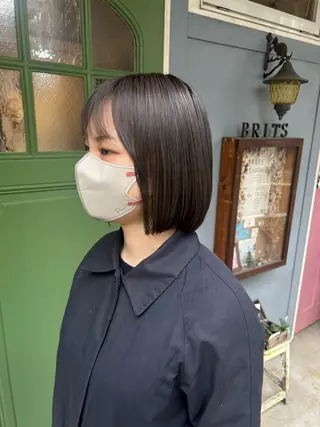 ショート カラー 清水千優/パーマ/透 明感カラー/メンズのヘアスタイル