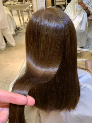ロング カラー 個室　髪質改善サロン　HANARE by youres hair 神楽坂 【はなれ】所属・🌈髪質改善 縮毛矯正特化🌈松田のヘアスタイル