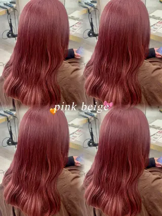 セミロング カラー 暖色/髪質改善/ ツヤ髪🎀本田愛来のヘアスタイル