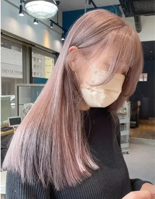 ロング 🌈カラーとエクステ 🌈のヘアスタイル