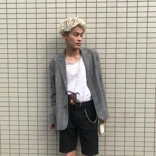 ショート カラー 🇰🇷カルマパーマ kaito🇰🇷のヘアスタイル