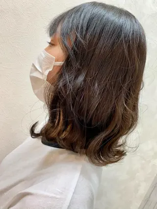 ミディアム ヘアアレンジ 加藤(旧姓 今竹) 遥花のヘアスタイル