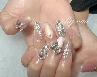 ネイル Gloss nail salonジェル＆長さだし専門店所属・Meri💅ジェル& チップ長さだし専門のネイルデザイン