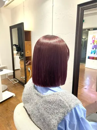 カラー 𩵋住 佳帆のヘアスタイル