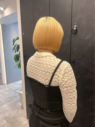 ショート カラー 色素薄めカラー o___mioのヘアスタイル