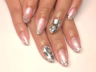 ミディアム AQUA nailのネイルデザイン