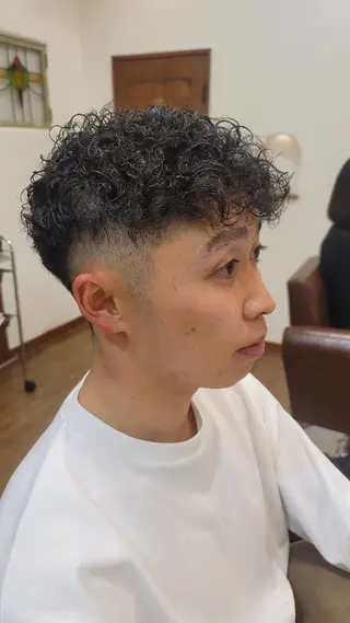 パーマ Men's救世主 店長施術のヘアスタイル
