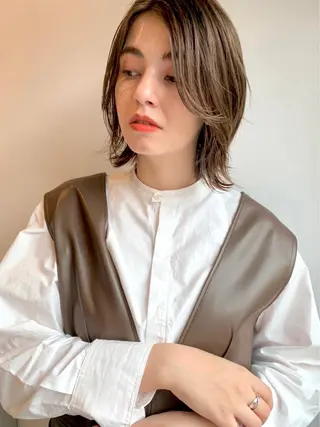 ミディアム カラー joli 【立川】のヘアスタイル