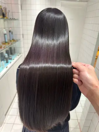 ロング Lond luce所属・郁弥モテショート💕 髪質改善ストレートのヘアスタイル