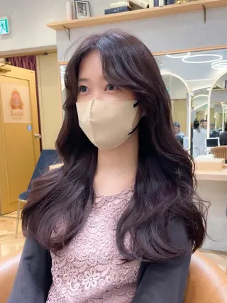 ロング 産休中2026.4月 復帰予定/野崎華代のヘアスタイル