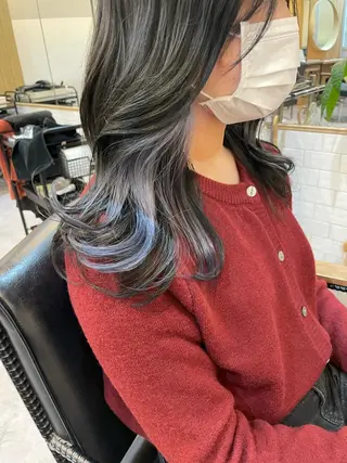 セミロング カラー akane .のヘアスタイル