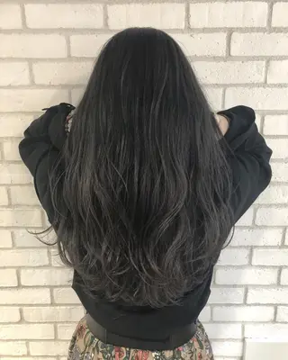 ロング カラー パーマ ヘアアレンジ メンズ キッズ ネイル マツエク・マツパ 新宿/髪質改善/ 美髪矯正✨浅江通友のヘアスタイル