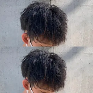 ショート パーマ メンズ メンズパーマの達人 🌟川内絵人のヘアスタイル