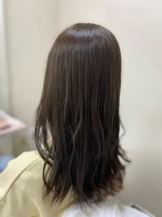 ロング カラー 菊地 美憂のヘアスタイル