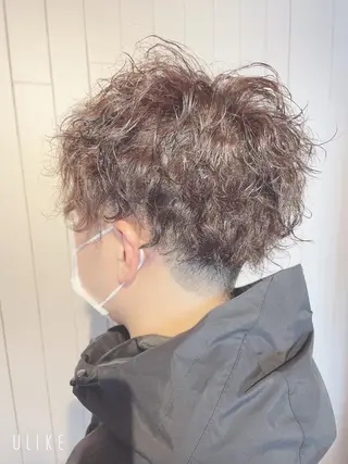 ショート パーマ メンズ ❣️モードケイズ塚口 和田一将のヘアスタイル