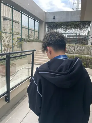 カラー パーマ メンズ 辻野 光希のヘアスタイル