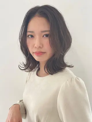 ミディアム 我舞谷 将人のヘアスタイル