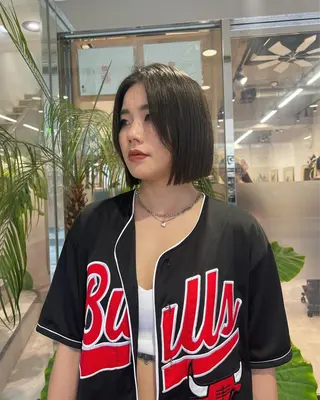 ショート 透明感カラー/ボブ / MARIE🍇のヘアスタイル