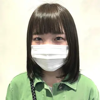 ミディアム カラー デザインカラー/パー マ🦖外岡咲希🦖のヘアスタイル