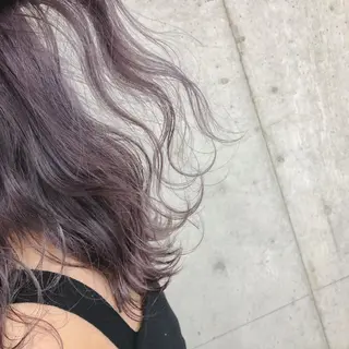 ミディアム カラー ヘアアレンジ ブリーチ/美髪矯正 垢抜けヘア/そらのヘアスタイル