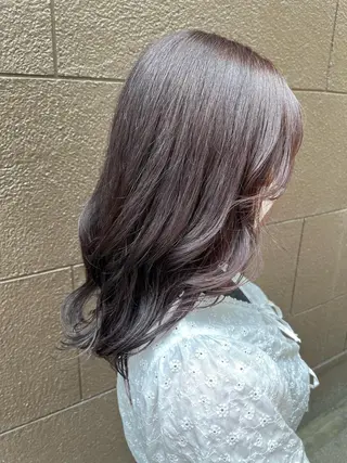 セミロング カラー 髪質改善✨/中屋敷 はじめのヘアスタイル