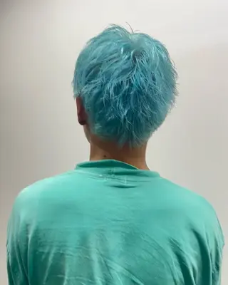 ショート カラー メンズ 名古屋栄/ブリーチ/ ボブ🧃木下桃嘉のヘアスタイル