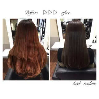 ロング カラー パーマ 成松 勇治のヘアスタイル