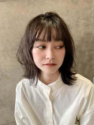 ミディアム カラー of hair所属・丸みショート 廣瀬隆志のヘアスタイル