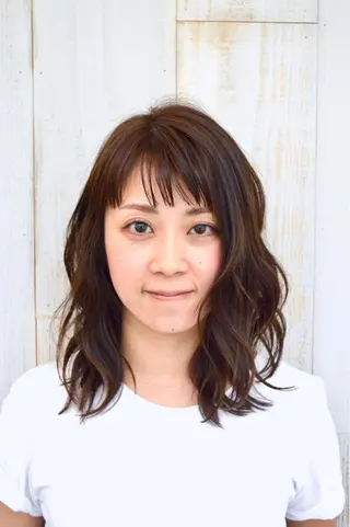セミロング カラー hair resort terrasse所属・長尾 圭のヘアスタイル