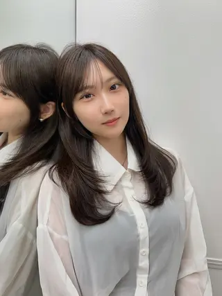 セミロング ✨上品可愛い 垢抜けカラー/後藤✨のヘアスタイル