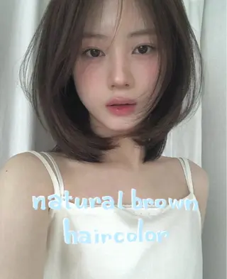 カラー 韓国透明感color 🤍sawako🏹のヘアスタイル