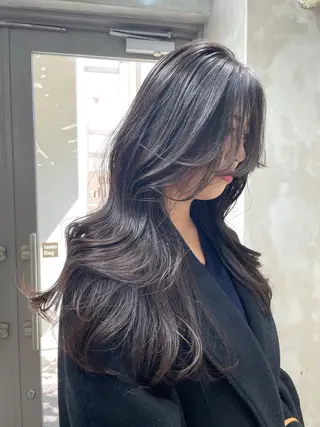 ロング カラー ヘアアレンジ the path shogo🌻のヘアスタイル